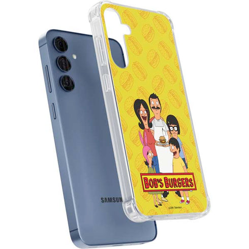 Bobs Burgers Family Portrait Galaxy A35 5G Clear Case